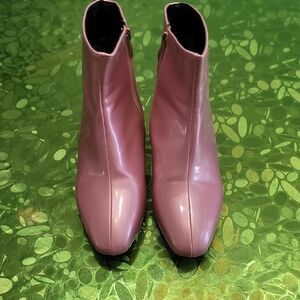 Elegant Pink Ankle Boots